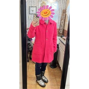 Pink peacoat